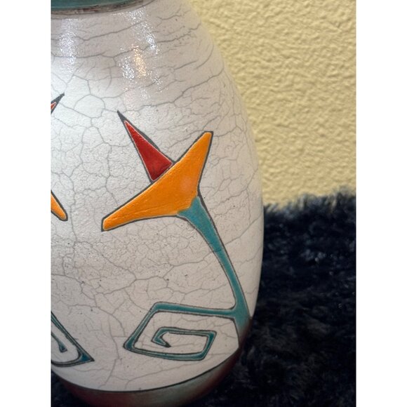 Vintage Pottery Vase Stamped SG Stands 9.5" Tall - Picture 2 of 10